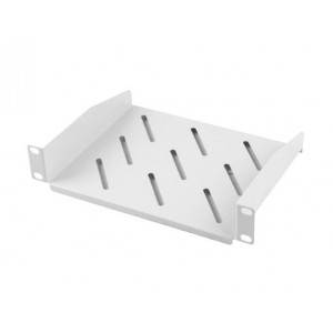 LANBERG 10" PEVNÁ POLICE 1U/254X180MM MAX. NOSNOST DO 20 KG ŠEDÁ 