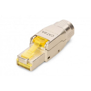 Digitus CAT 6A beznástrojový konektor, AWG 22-27, podporuje až 4PPoE, IEEE802.3bt