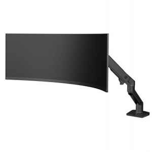 ERGOTRON HX Desk Monitor Arm with VHD Pivot, stolní rameno pro hluboce zakřivené monitory (1000R), černá