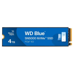 WD BLUE SSD NVMe 4TB WDS400T4B0E PCIe SN5000, Gen4, (R:5500, W:5000MB/s)