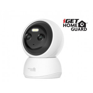 iGET HOMEGUARD HGWIP222 - Dual lens IP kamera, 2K rozlišení, 2x optika, se zvukem a nočním viděním
