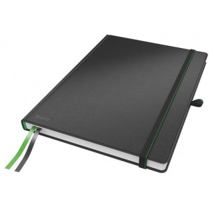 LEITZ Zápisník Complete, A4, linka, černá