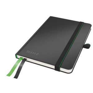 LEITZ Zápisník Complete, A6, linka, černá