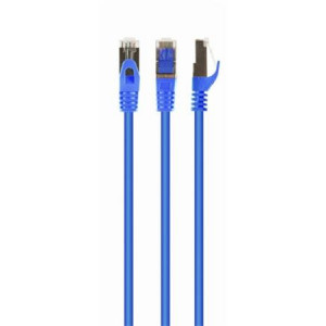 GEMBIRD Patch kabel S/FTP Cat. 6A LSZH, modrý, 0.25 m