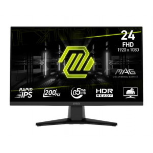 MSI MAG 242F gaming monitor 23,8" Rapid IPS/FHD/200Hz/0,5ms/HDMI/DP/černá