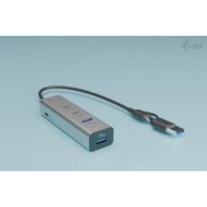 i-tec Universal Charging Metal HUB 2x USB-C + 2x USB-A Port, PD 85W