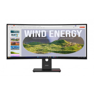 Lenovo LCD T34wd-40 34" 3440x1440 VA/6ms/300 cd/m2/3000:1/Repro/HDMI/DP/3xUSB-C/3XUSB/RJ45/VESA/černá