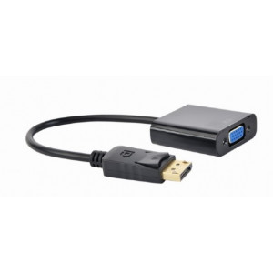 GEMBIRD red. Displayport na VGA, M/F, černá