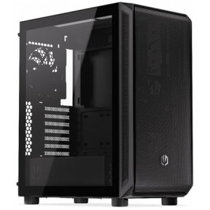 Endorfy Arx 500 Core Skříň, Middle tower, bez zdroje, ATX, 2× USB, 1× USB-C, 2× 140mm ventilátor, mesh panel, průhl. bok, černá