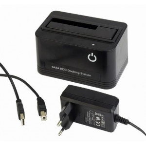 Gembird USB dokovací stanice pro 2,5" a 3,5" pevné disky SATA