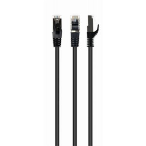 Gembird S/FTP Cat 6A propojovací kabel LSZH, černý, 10m