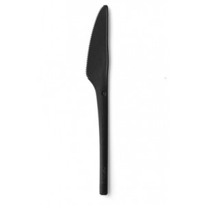 REFORK - Nůž z přírodního materiálu, black, 25ks