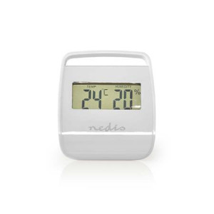 Nedis WEST100WT - Digitální teploměr | Vnitřní | Vnitřní teplota | Vnitřní vlhkost | Bílá