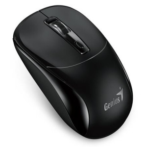Genius NX-7123 Myš, bezdrátová, optická, 1200DPI, 4 tlačítka, Copilot, 2,4GHz, USB-A, 1× AA baterie, černá