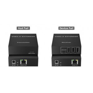 PremiumCord 4-port USB 3.0 extender po Cat5/Cat5e/Cat6 do 100m