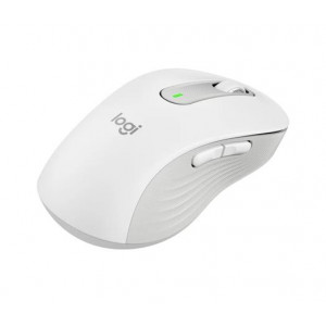 Logitech myš Signature M650 for Business Mouse wireless Bluetooth 2.4 GHz Bolt USB receiver off-white 