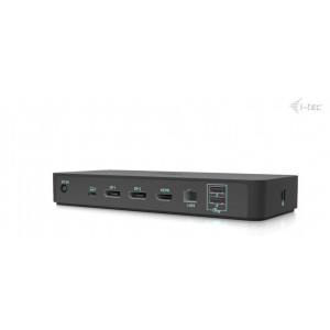 i-tec USB-C Intelligent Triple Display Docking Station, Power Delivery 100W