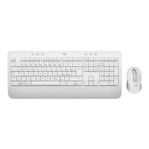 Logitech klávesnice s myší Wireless MK650 Signature - bezdrátová/Logitech bolt/Bluetooth/ CZ/SK/OFFWHITE