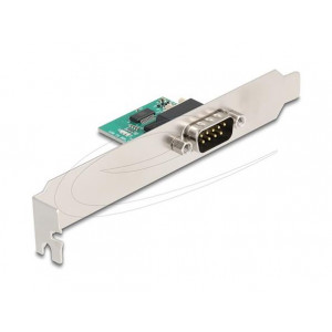 Delock USB na RS-232 Převodník FTDI FT231XS USB 2.0 pin záhlaví samec na D-Sub 9 samec, standardní držák, kabel 30 cm