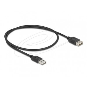 Delock USB 2.0 prodlužovací kabel EASY USB Type-A samec na EASY USB Type-A samice 0,5 m, černý
