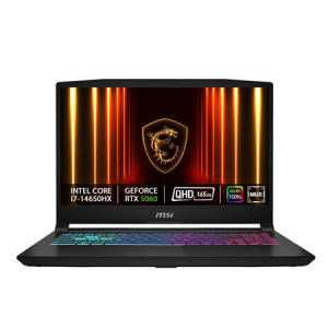 MSI Katana 15 HX B14WEK-250XCZ/i7-14650HX/32GB/1TB SSD/RTX 5050, 8GB/15,6" QHD, 165Hz IPS/Bez OS/černá