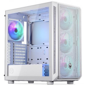 Endorfy Arx 700 ARGB Skříň, Middle tower, bez zdroje, ATX, 2× USB, 1× USB-C, 4× 140mm ARGB ventilátor, mesh panel, průhl. bok,bílá