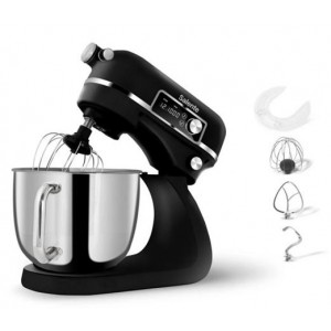 Salente DigiChef2, kuchyňský robot, mísa 6 litrů, celokovový, digitální displej, černý