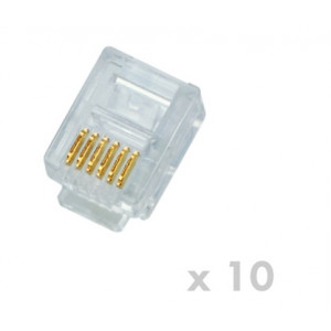 DATACOM Plug UTP CAT3 6p6c- RJ12 lanko (10ks)