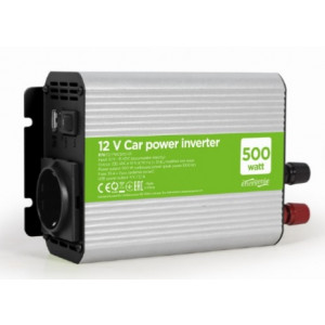 GEMBIRD 12V měnič napětí do auta, výkon 500 W