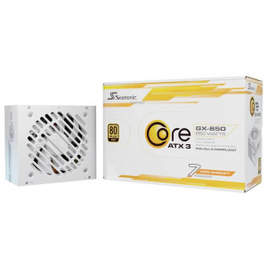 SEASONIC zdroj 850W Core GX-850, ATX 3.1, 80+ Gold, bílý