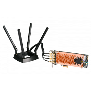 QNAP QWA-AC2600 - PCIe bezdrátový síťový adaptér (802.11n a 802.11ac) pro NAS nebo PC