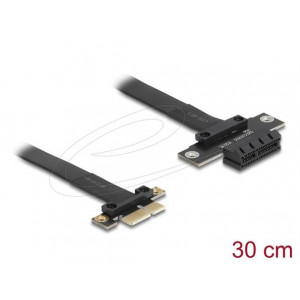 Delock Riser karta PCI Express, ze zástrčky x1 na slot x1, s kabelem, délka 30 cm