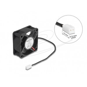 Delock Axiální ventilátor: 5 V DC, 60 x 60 x 25 mm, černý
