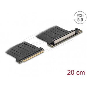 Delock Riser karta PCI Express 5.0, ze zástrčky x16 na slot x16, s kabelem, délka 20 cm