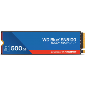 WD BLUE SSD NVMe 500GB WDS500G5B0E PCIe SN5100, Gen4,(R:6600, W:5600MB/s)