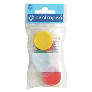 Magnety Centropen 9795, sada 6 ks, 4 barvy