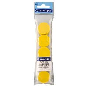 Magnety Centropen žluté, sada 10ks