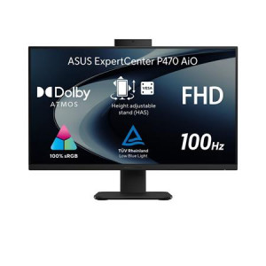 ASUS ExpertCenter P470 AiO - Core 7 240H/32GB/1TB SSD/27"/FHD/3y Onsite/Win 11 Pro/černá