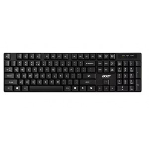 Acer Wireless klávesnice 2,4GHz RF, AKR110, dosah až 10 m, membránové klávesy, životnost až 5 mil. úhozů, voděodolná