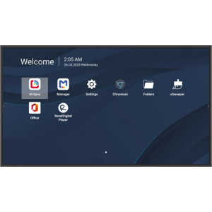 Viewsonic CDE4314-2C 43" 4K 3840x2160/500cd/8ms/2xHDMI/RS232/USB-C/2xUSB/RJ45/Android 14/VESA/Repro/24/7