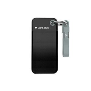 VERBATIM Pocket SSD 2TB, USB-C 3.2 Gen 2, černá/šedá