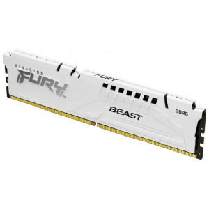 KINGSTON 16GB 6000MT/s DDR5 CL36 DIMM FURY Beast White RGB EXPO