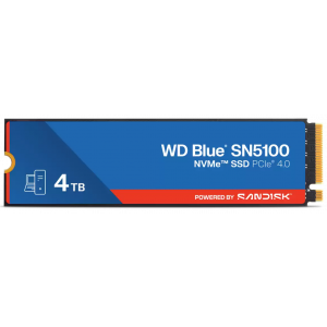 WD BLUE SSD NVMe 4TB WDS400T5B0E PCIe SN5100, Gen4, (R:6900, W:6700MB/s)