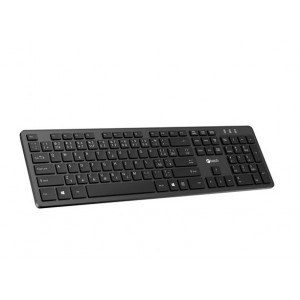 C-TECH klávesnice KB-115 bezdrátová 2.4Ghz USB, slim, CZ/SK, černá