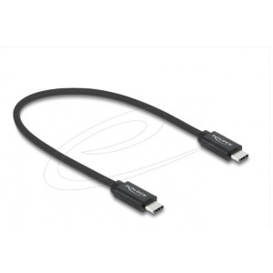 Delock Koaxiální kabel USB 40 Gbps USB PD 3.1 240 W 0,5 m