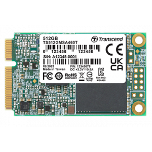 TRANSCEND MSA460T-VS1 128 GB SSD disk mSATA, SATA III, 3D TLC BiCS5