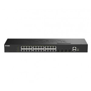 D-Link 24 Ports GE + 4 Ports 10G SFP+ Smart Managed Switch - DGS-1530-28/E