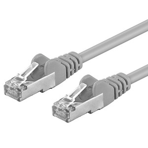 Premiumcord Patch kabel CAT 6a S-FTP,RJ45-RJ45,LSOH, AWG 26/7 2m šedá