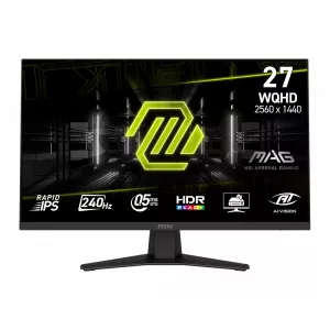 MSI Gaming monitor MAG 274QF X24 27" Rapid IPS/2560x1440 WQHD/240Hz/0,5ms/2xHDMI/DP/černá