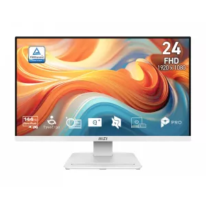 MSI monitor PRO MP241W E14V 23,8" VA/FHD/144Hz/1ms/HDMI/DP/bílá